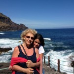Mamma e mia nipote Sofia a La Palma